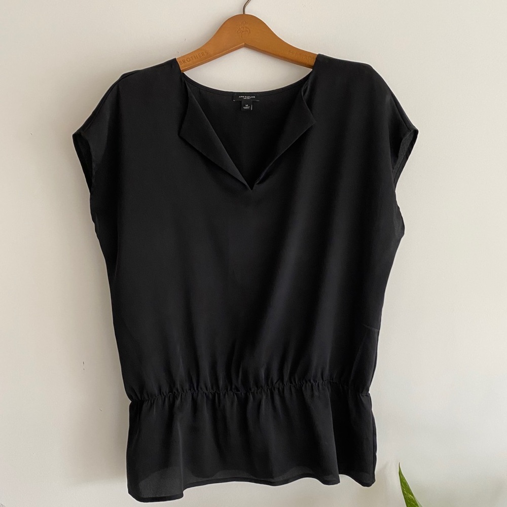 Ann Taylor Black Blouse
